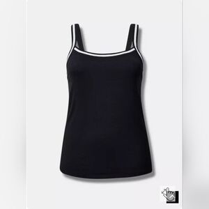 Torrid Super Soft Slub Scoop Neck Varsity Cami